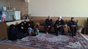 دیدار کادر و طلاب مدرسه علمیه ریحانه‌النبی(س) رفسنجان با خانواده شهیده صلحی‌زاده