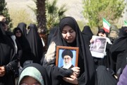 تصاویر/حضور پرشور حوزویان لرستان و گِل‌مالی خرم‌آبادی‌ها در مراسم چهلمین روز شهادت رهبر شهید امت