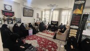 دیدار کادر مدیریت استان قم با خانواده شهدا