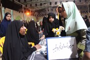 برپایی موکب مدرسه علمیه حضرت زینب(سلام‌الله‌علیها) میناب در حاشیه برگزاری مراسم اربعین رهبر شهید انقلاب و شهدای دبستان شجره طیبه