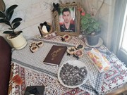 تصاویر/تجدید میثاق با آرمان‌های شهدای جبهه مقاومت و ادای احترام به مقام شهید رضا حسینی
