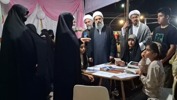 تصاویر/ بازدید مدیر حوزه های علمیه خواهران از موکب خواهران طلبه در کنگان