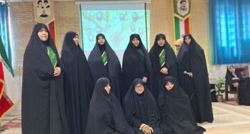 تصایر/ مراسم تجلیل از اساتید حوزه علمیه خواهران در کنگان