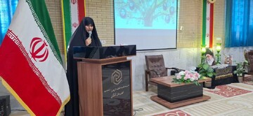 تصایر/ مراسم تجلیل از اساتید حوزه علمیه خواهران در کنگان