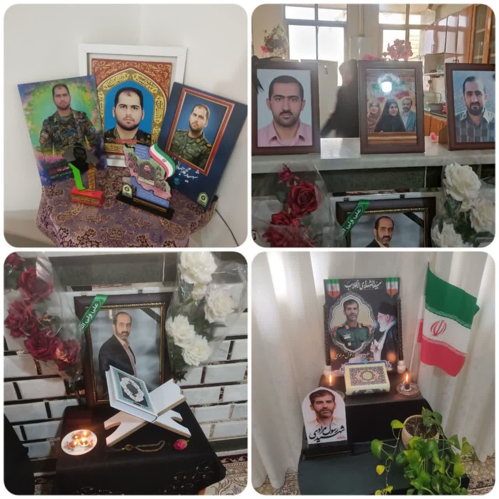 سلسله دیدار مسئولان حوزه علمیه خواهران لرستان و سپاه استان با خانواده‌های معظم شهدای جنگ تحمیلی دوم و سوم