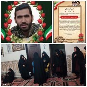 دیدار گروه تفقد مدرسه علمیه حضرت دلگان با خانواده شهید امنیت، حجت الاسلام و المسلمین حسین عبدالهی